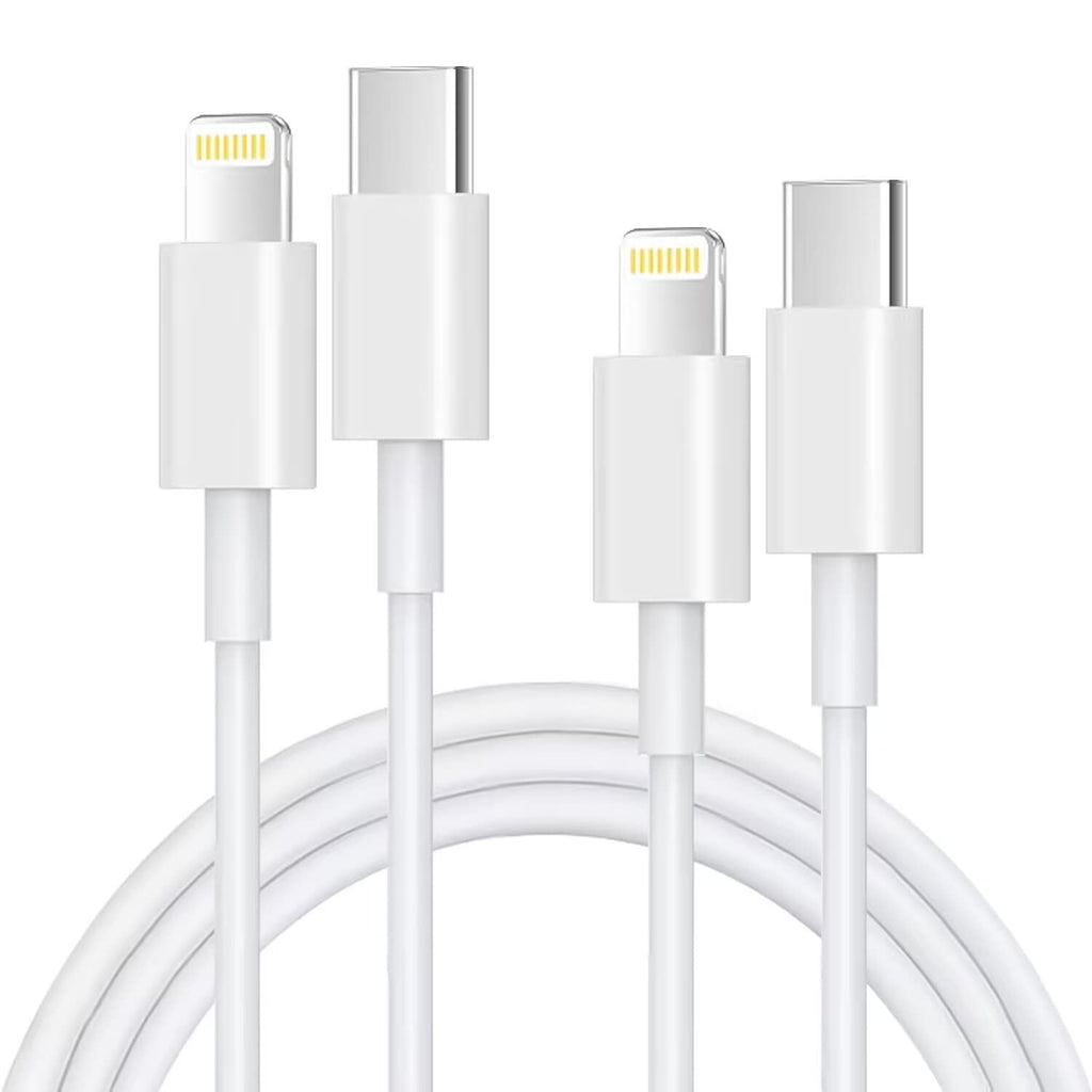 USB C to Lightning Cable 1M+1.8M [Apple MFi Certified] iPhone Charger Cable