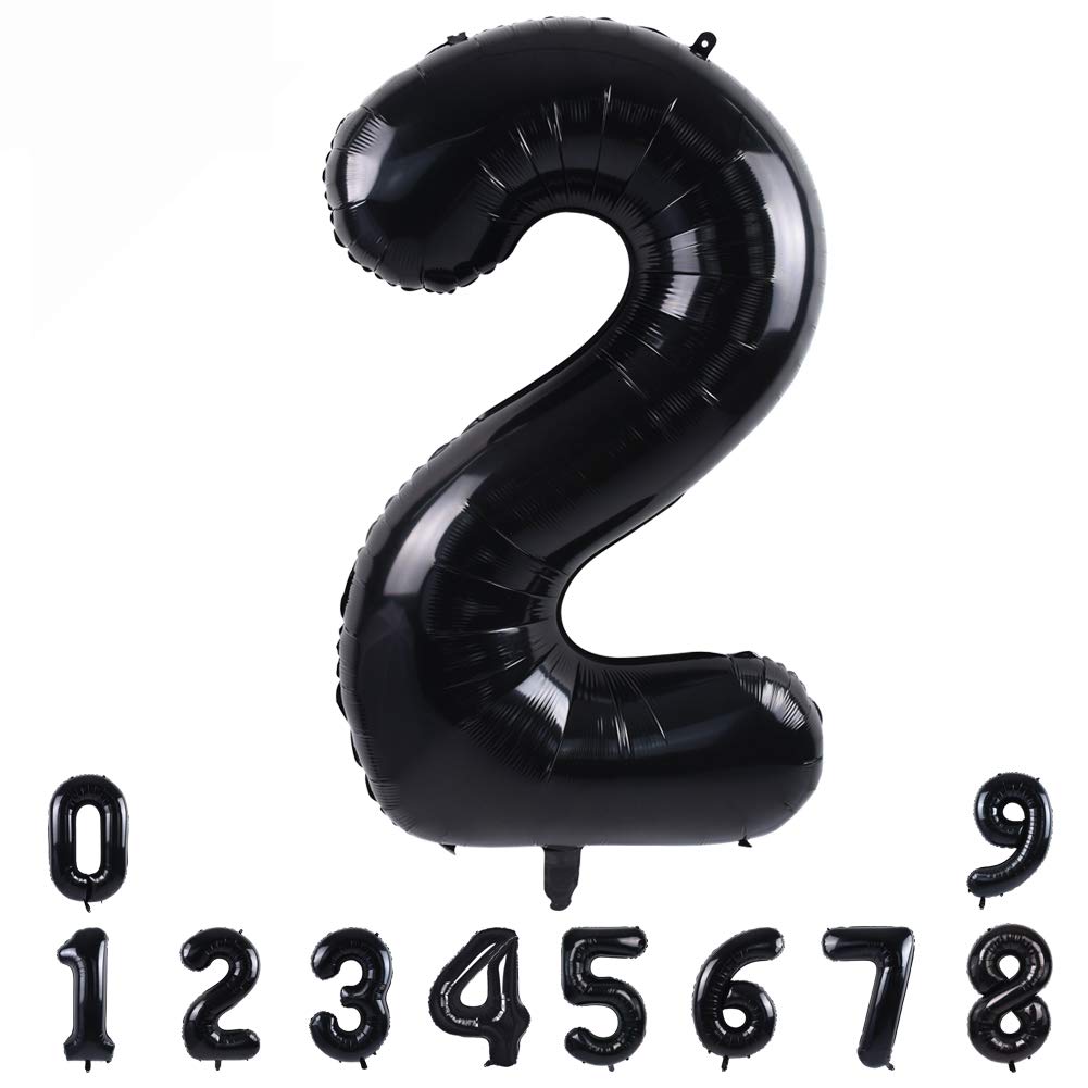 TONIFUL 40 Inch Pastel Purple Number 1 Balloon – Big Lilac Mylar Foil Number Balloons for Anniversary Girl's 1st Birthday, Lavender Gender Neutral Baby Shower, Butterfly Theme Party Decorations