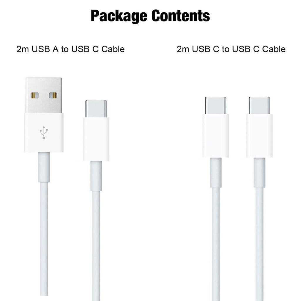 IPhone 18/17/16 Carplay Cable, (2Pack) USB A to USB C Charging Cable for iPhone 18/17/16/15 Pro Max,16E,17E/Duo/Fold/Air,Plus,AirPods Pro 2nd/3rd,AirPods 5/4,iPad 10th/11th Gen Type-C Car Charger Lead