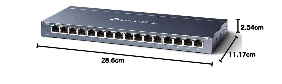 TP-Link TL-SG105S 5-Port Gigabit Network Switch, Metal Ethernet Splitter