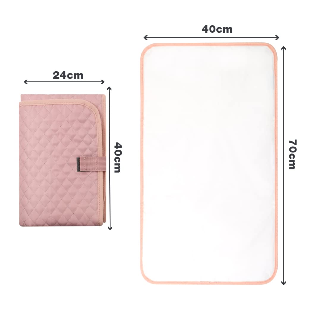 Lekebaby Foldable Baby Changing Mat - Travel & Portable