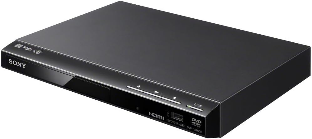 Sony DVPSR760H DVD Upgrade Player (HDMI, 1080 Pixel Upscaling, USB Connectivity), UK 3 Pin Plug, Black