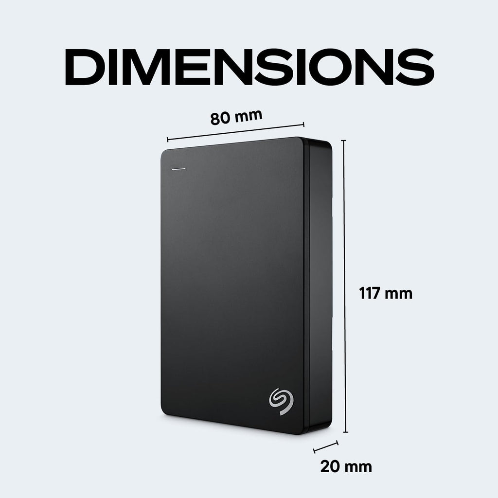 Seagate 5TB Portable Hard Drive | USB 3.0 (STGX5000400)