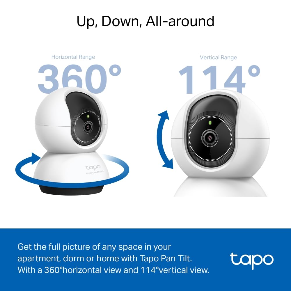 Tapo C211 2K 3MP Pan/Tilt Indoor Security Camera Pet Camera CCTV Camera
