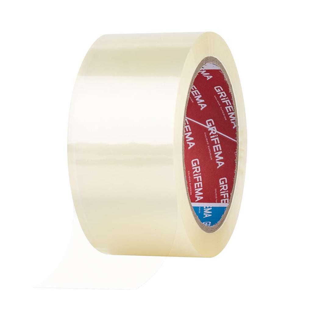 GRIFEMA GA4003-1 Parcel Tape 66m x 5cm Clear for Boxes & Moving