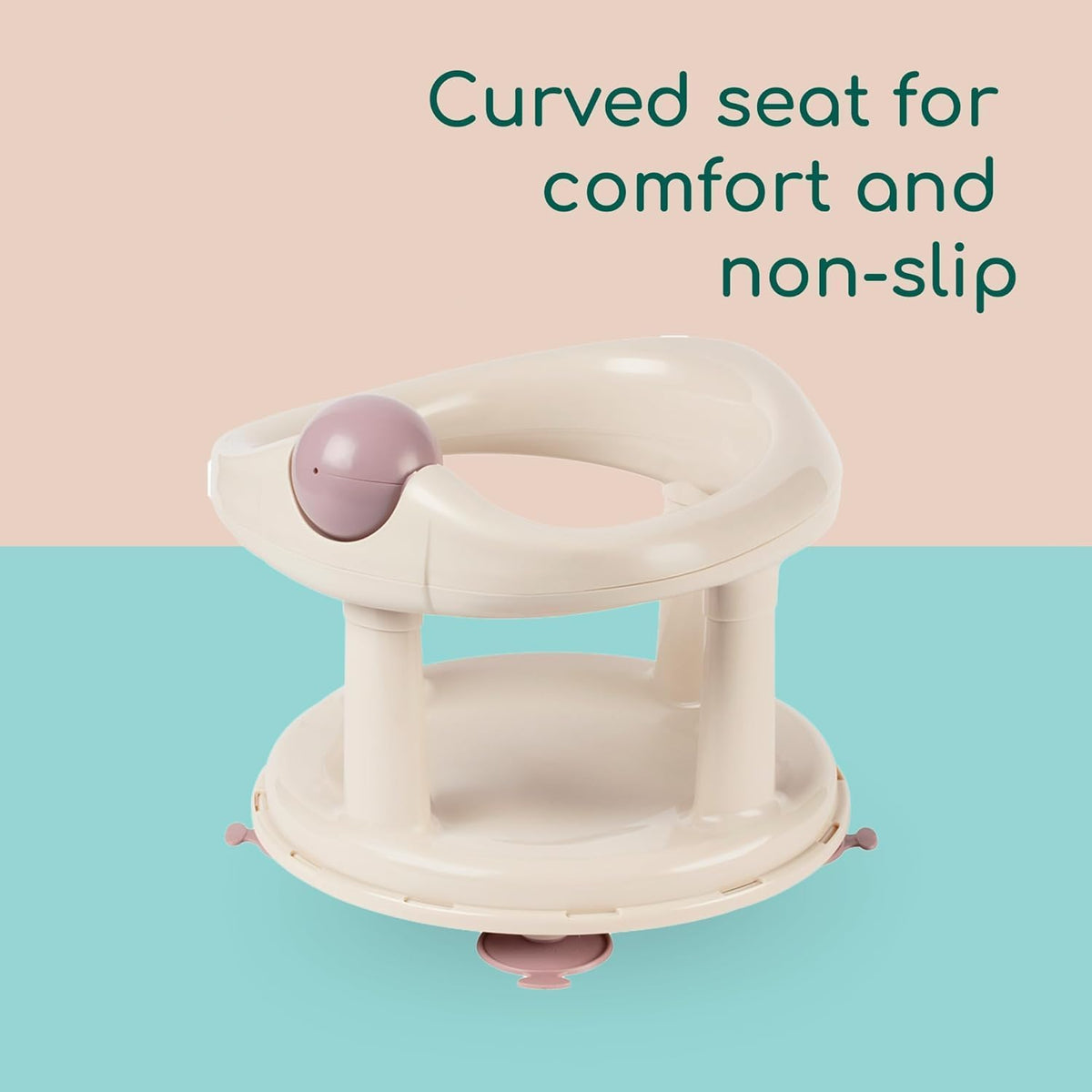 Bebeconfort Swivel Baby Bath Seat, 0–10 kg, Beige