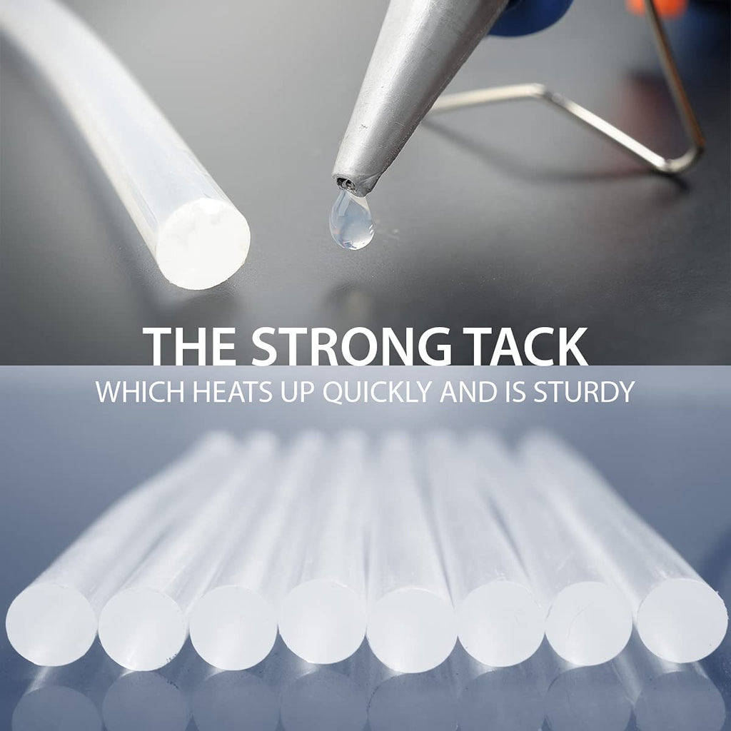 ANSIO Hot Glue Sticks for Hot Glue Gun, SGS Approved, 50 pcs - 7mm x 100mm