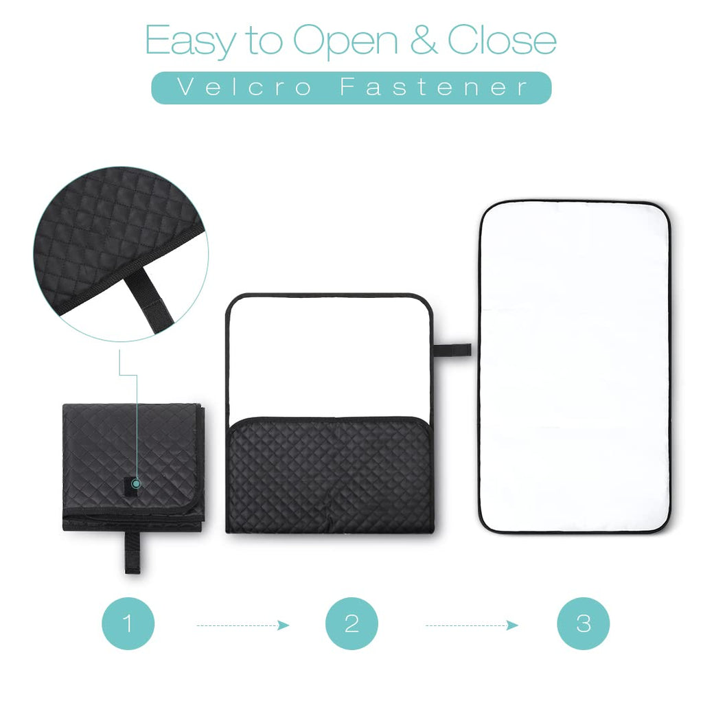 Lekebaby Foldable Baby Changing Mat - Travel & Portable