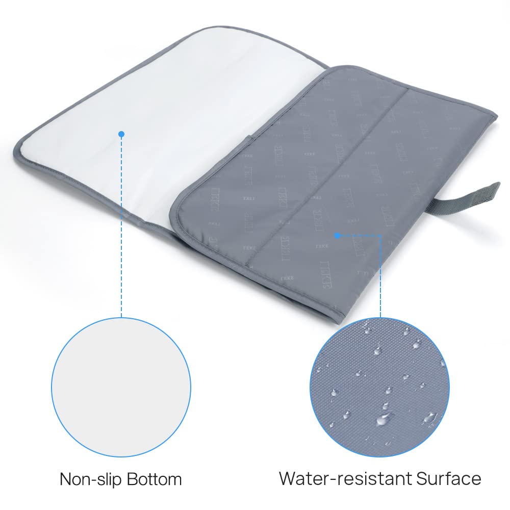 Lekebaby Foldable Baby Changing Mat - Travel & Portable
