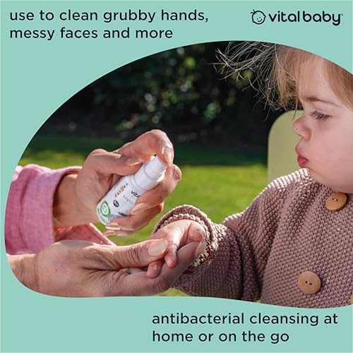 Vital Baby Aquaint Cleansing Water 50ml | Hypoallergenic, Antibacterial
