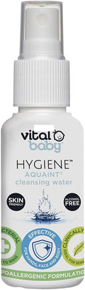 Vital Baby Aquaint Cleansing Water 50ml | Hypoallergenic, Antibacterial