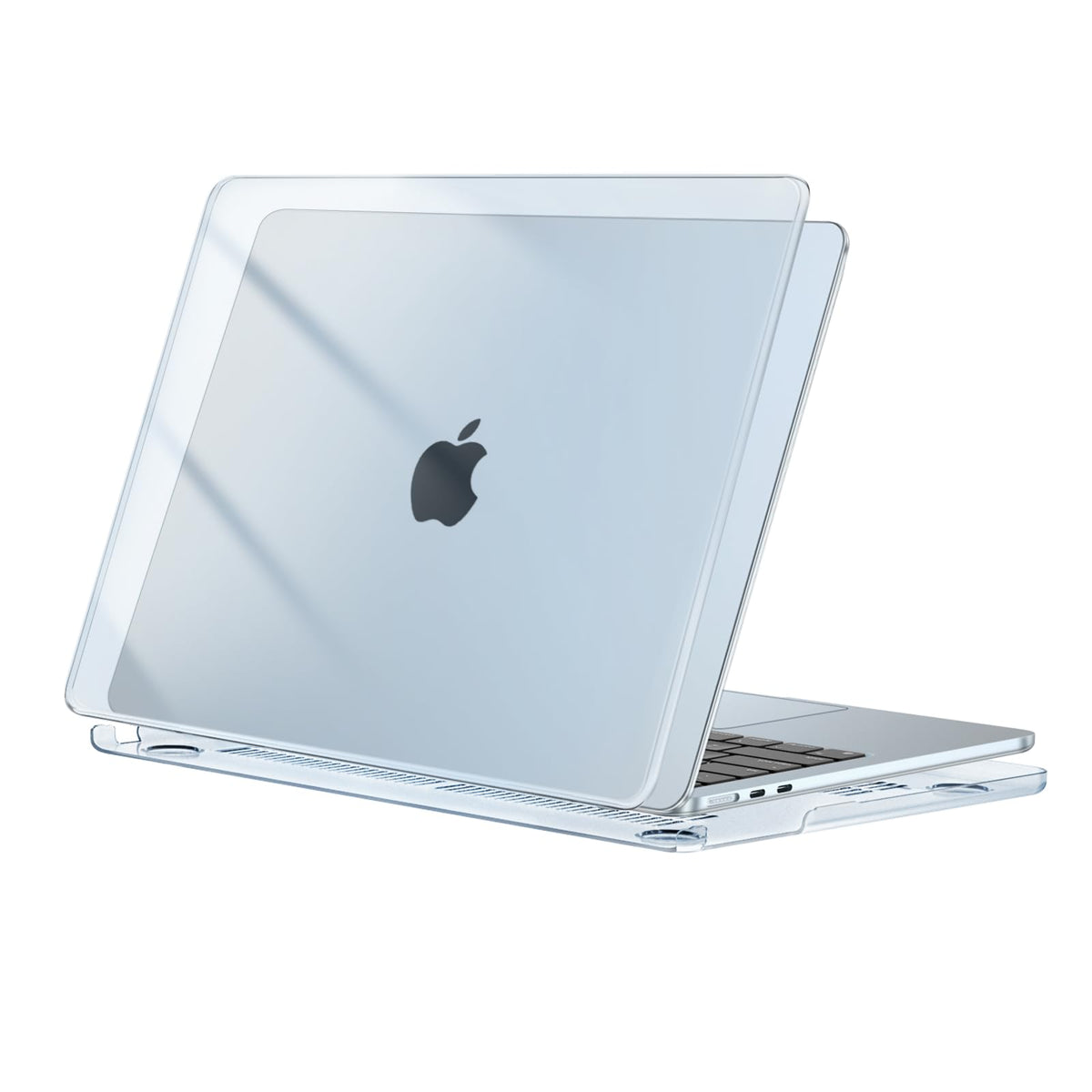 MOSISO Compatible with MacBook Air 13 inch Case 2026, Crystal Clear