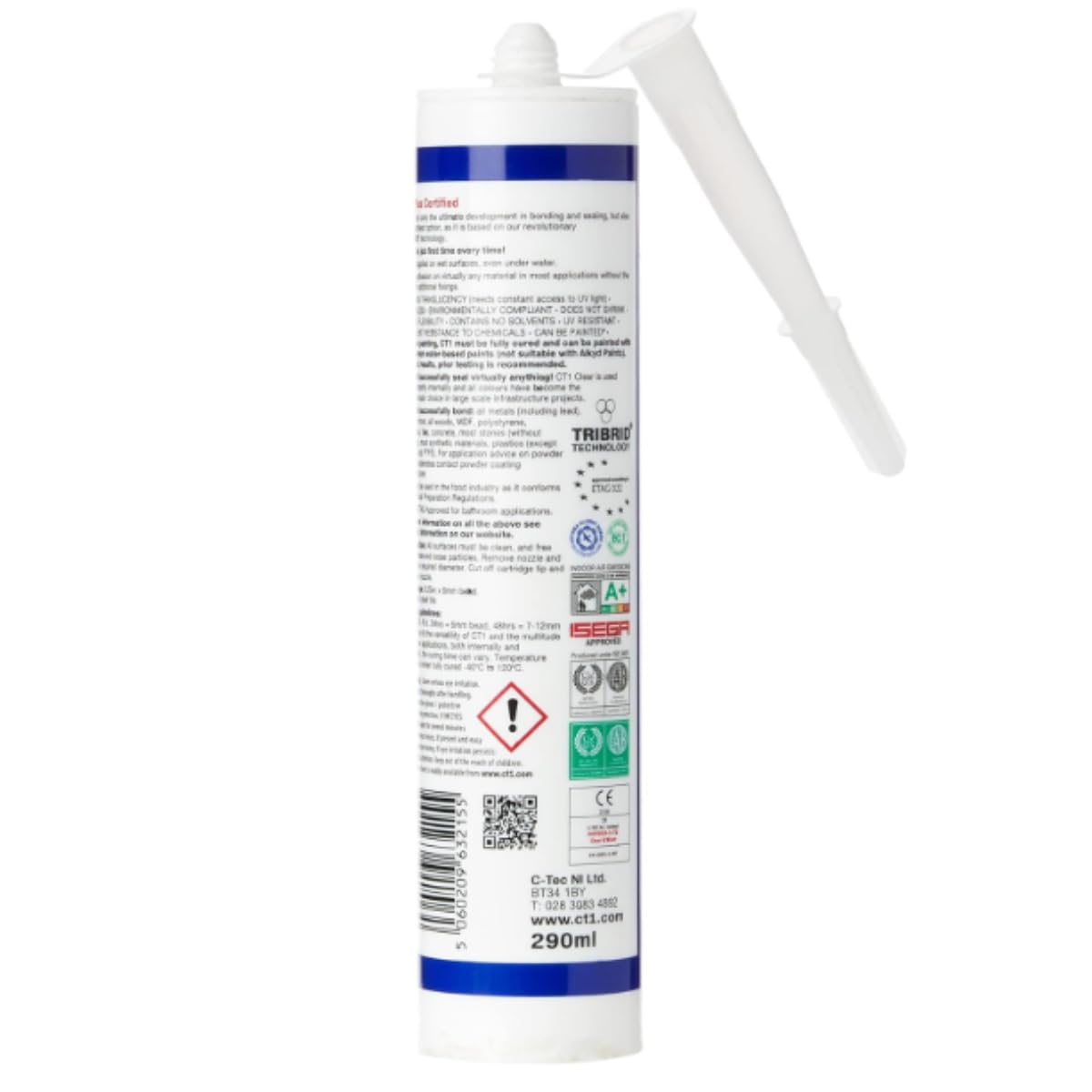 CT1 CT1SILVER Silver TRIBRID® Multi Purpose Sealant & Adhesive - 290ml