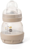 MAM Easy Start Anti-Colic Bottle, 1x 130ml, Self-Sterilising, Linen