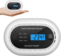 XINDUM Carbon Monoxide Detector 10-Year Battery LCD Display CE Black 1Pack