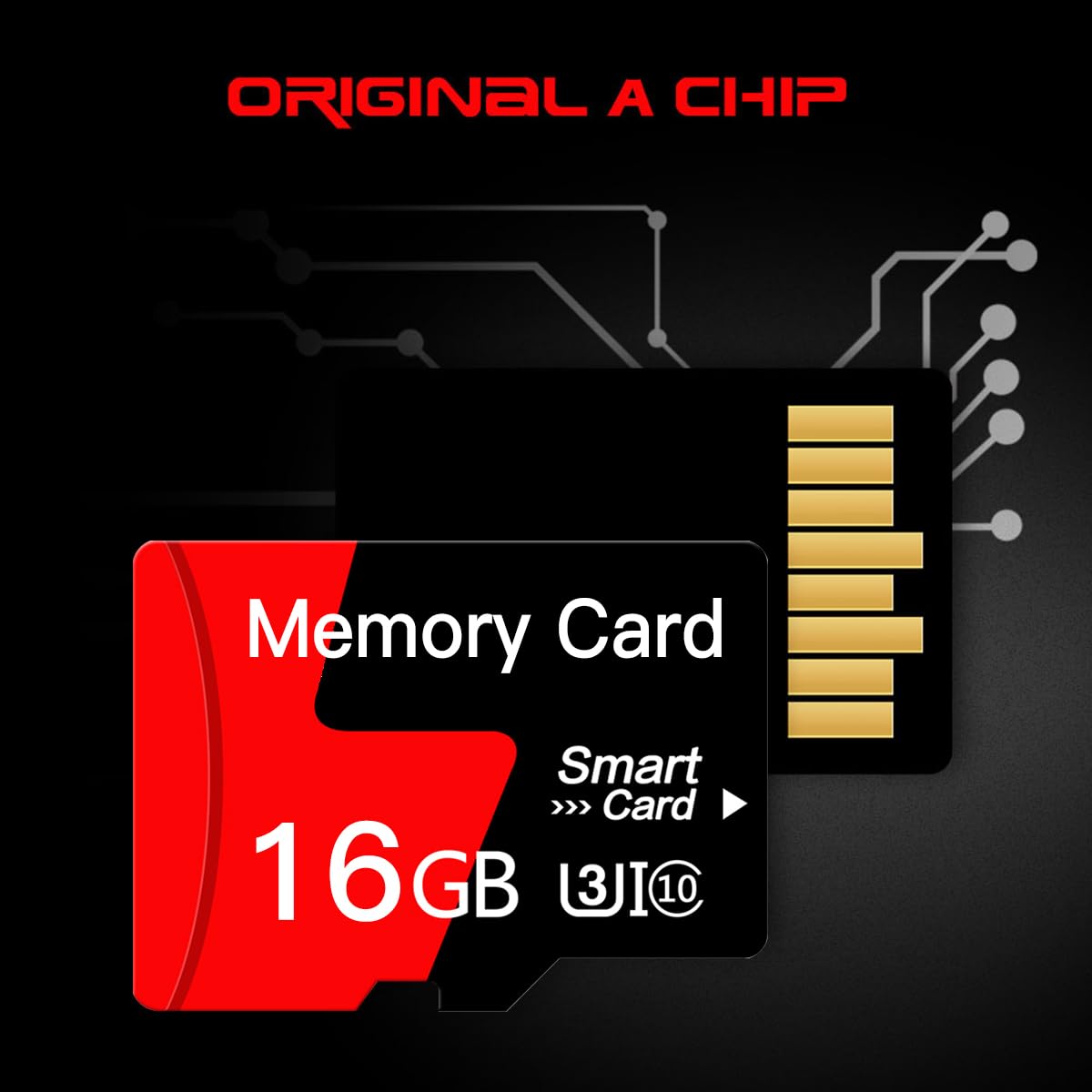 32GB Micro SD Card Memory Card With Adapter High Speed Class 10 For Smartphone,Camera,Security Cams,Tablet and Drone