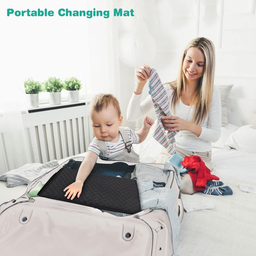 Lekebaby Foldable Baby Changing Mat - Travel & Portable