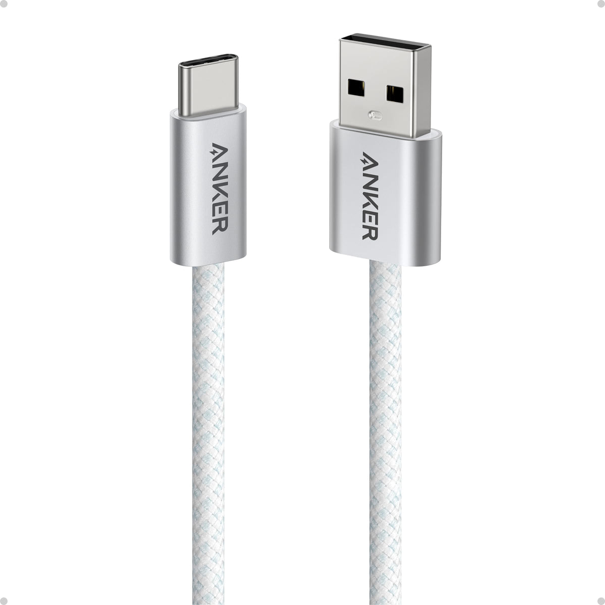 Anker Zolo USB-A to USB-C Charger Cable, 1 m Durable Braided Type-C Fast Charging Cable with Slim Connector, Seamless CarPlay, For iPhone 17/16/15, iPad Pro, Samsung Galaxy, More(Black)