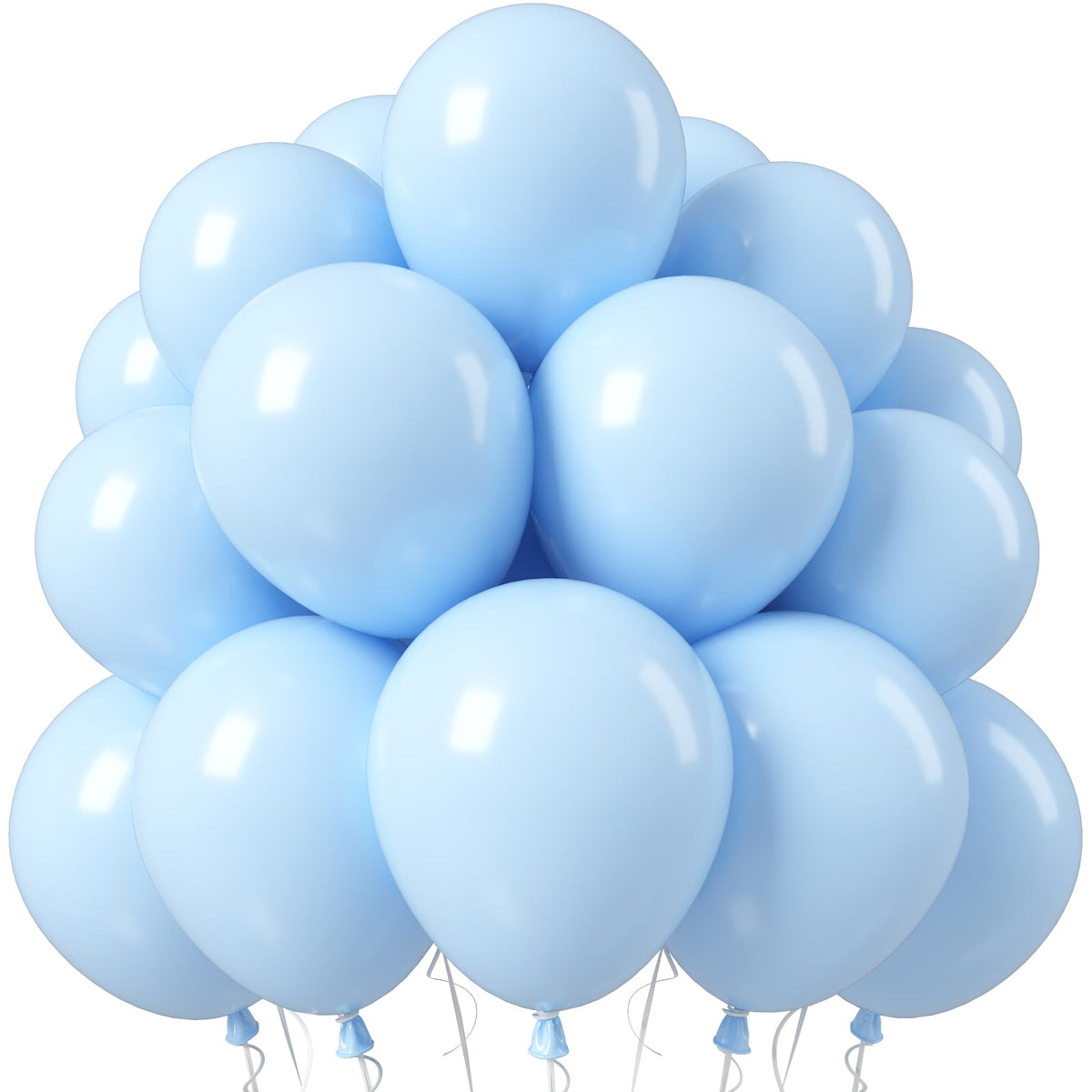 Jobkoo Dusty Pink Balloons, 12 Inch 50 Pcs Boho Blush Pink Latex Balloon