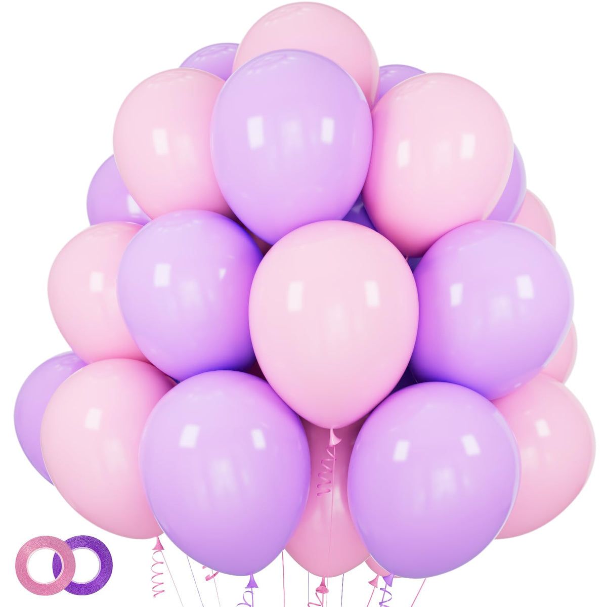 ASIYUHY Yellow Balloon 12 inch 100 Pack Thick Latex Helium Balloons
