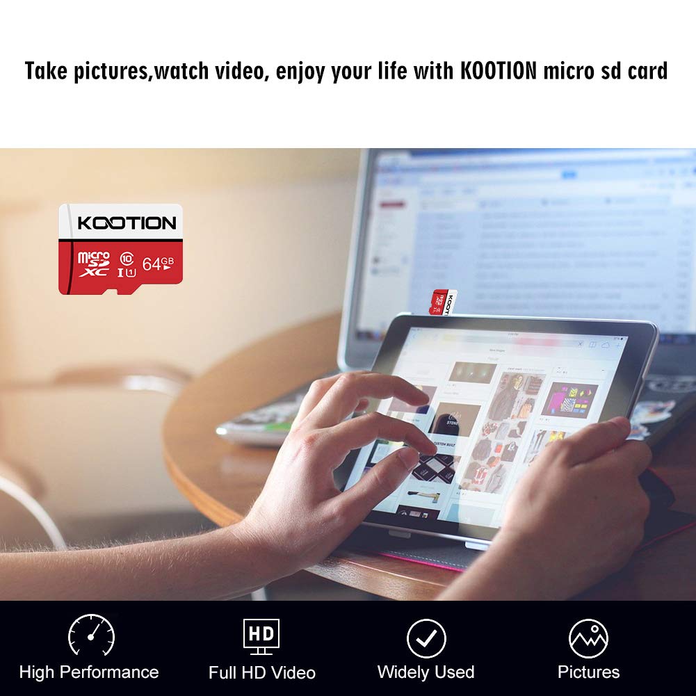 KOOTION Micro SD Card 32GB 5 Pack MicroSDHC UHS-I Memory Card Class 10 High Speed Micro SD Card, C10, U1