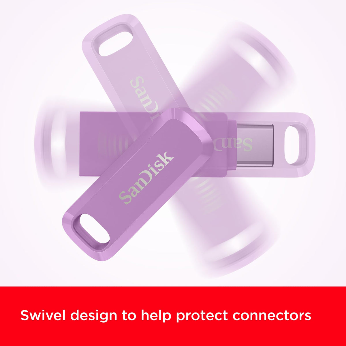 SANDISK Ultra Dual Drive Luxe 256GB, USB-C+USB-A, Up to 150MB/s Read Speeds