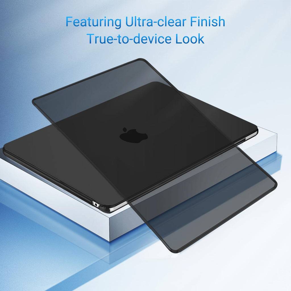 MOSISO Compatible with MacBook Air 13 inch Case 2026, Crystal Clear