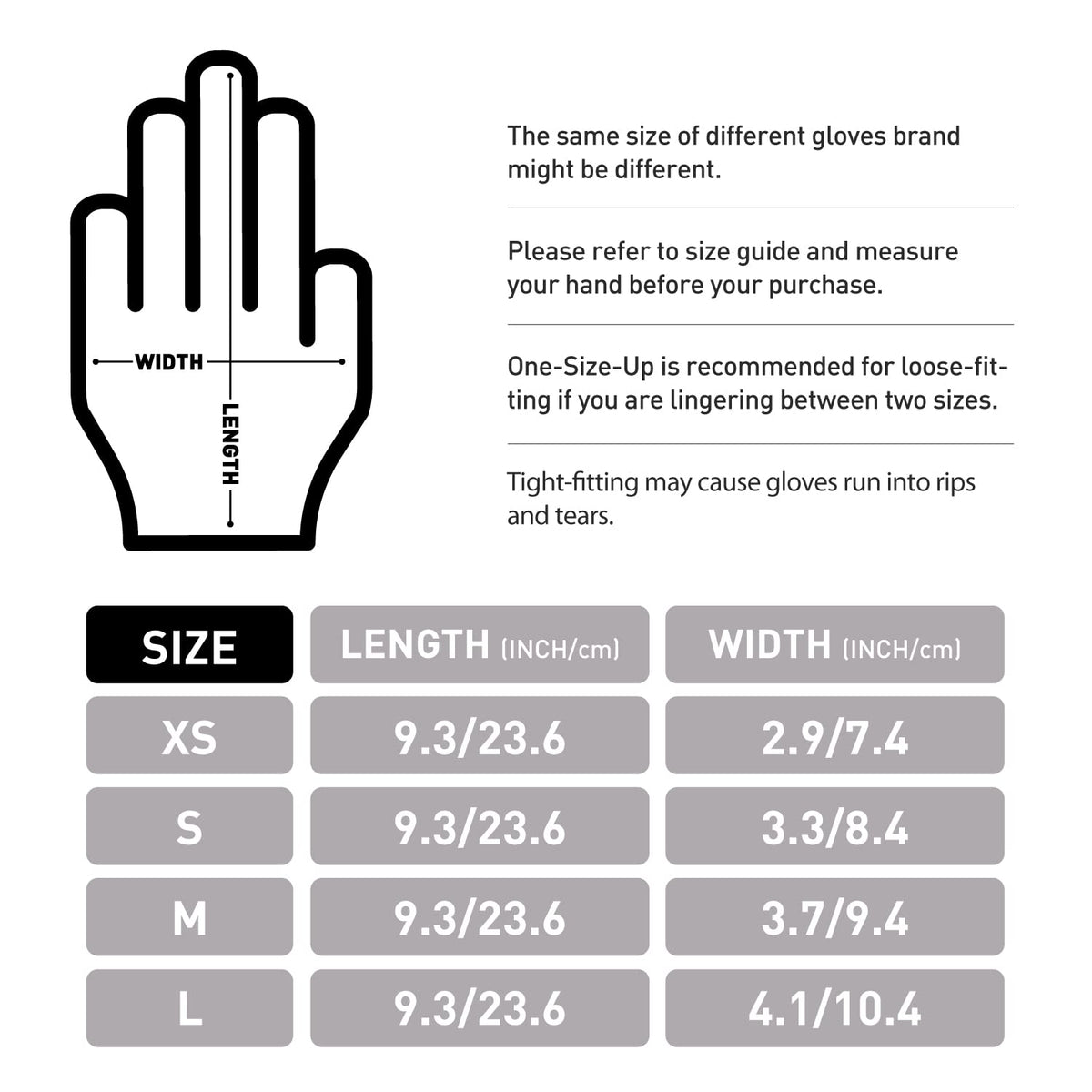 OKIAAS Vinyl Disposable Gloves, Latex-Free, Powder Free, Food Grade