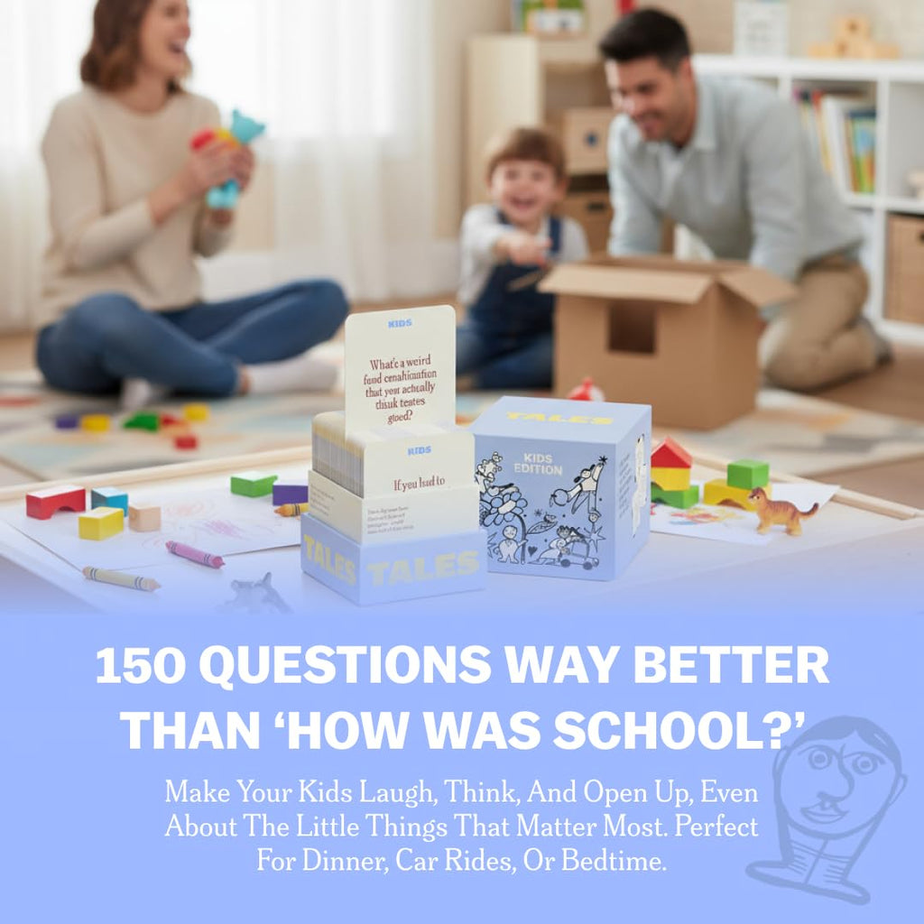 TALES 150 Conversation Cards, Family Edition, Create Meaningful Connections