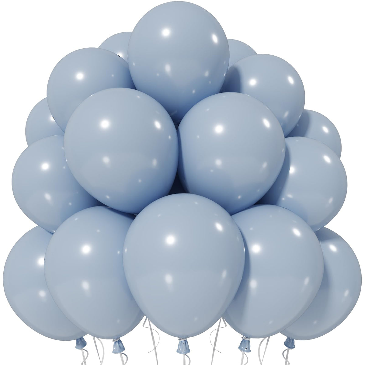 Jobkoo Dusty Pink Balloons, 12 Inch 50 Pcs Boho Blush Pink Latex Balloon