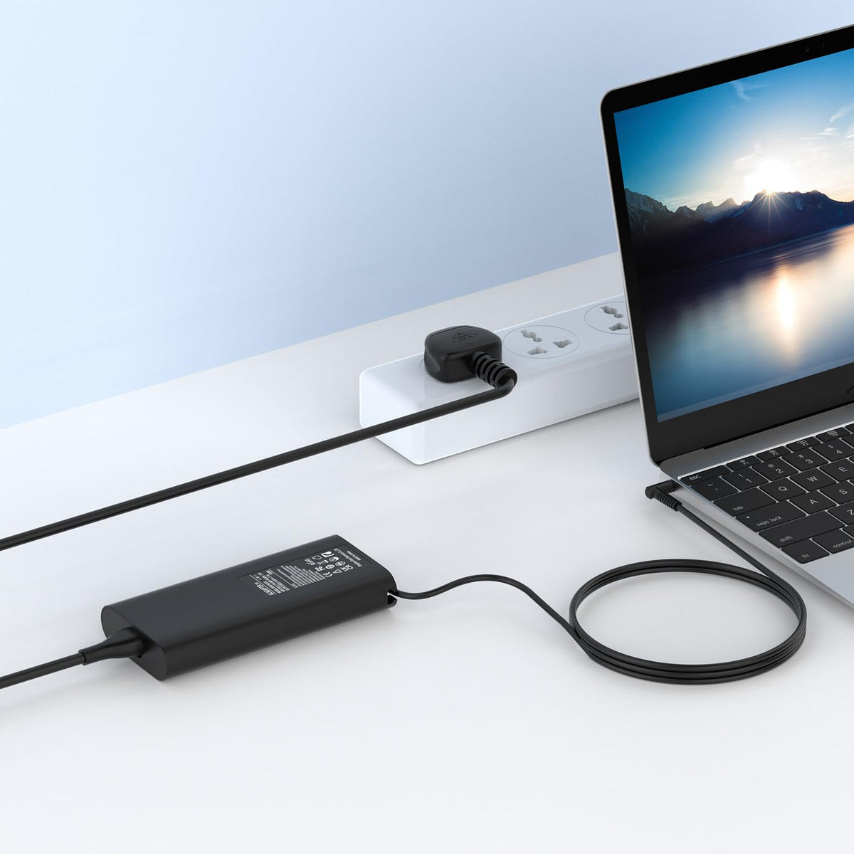 12V/24V 100W Car Laptop Charger USB C Compatible with MacBook Lenovo Dell