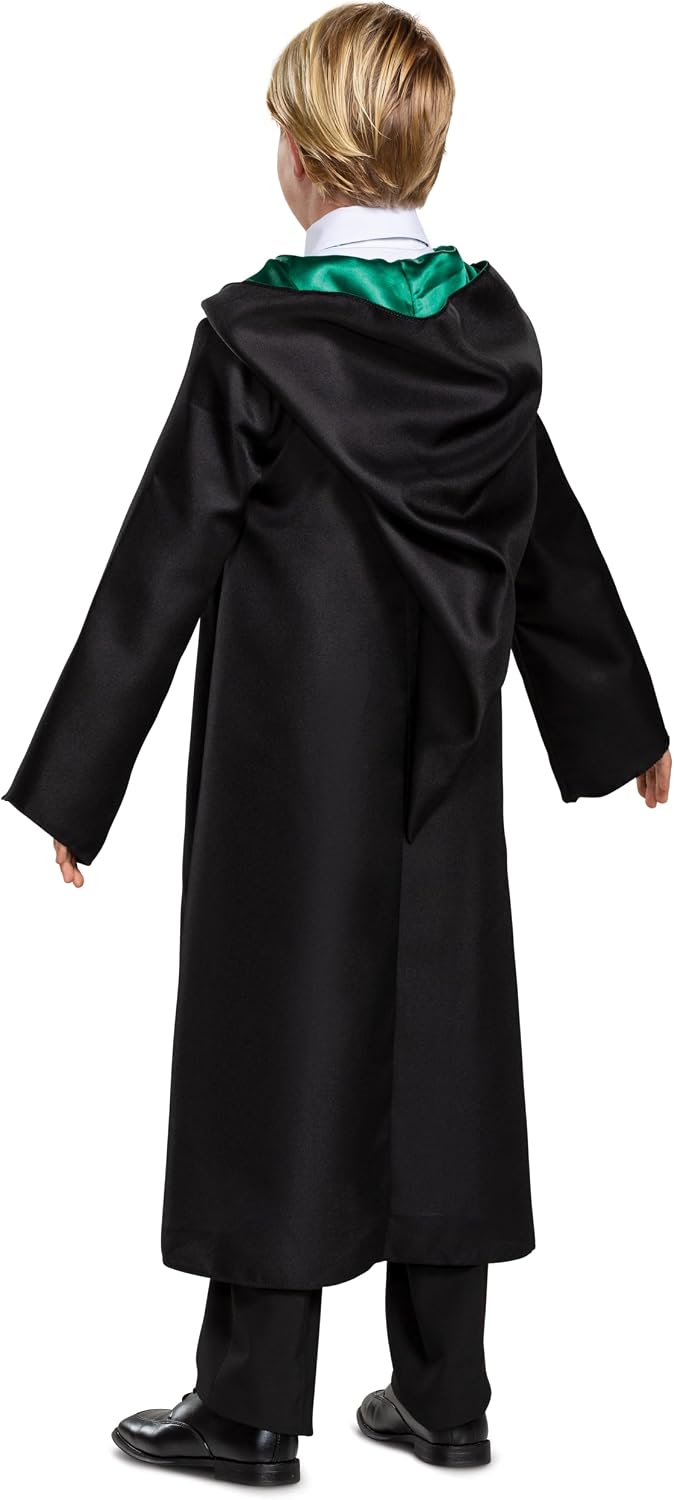 Harry Potter Slytherin Robe, Official Wizarding World Costume Robes, Classic Kids Size Dress Up Accessory, Child Size (4-6)