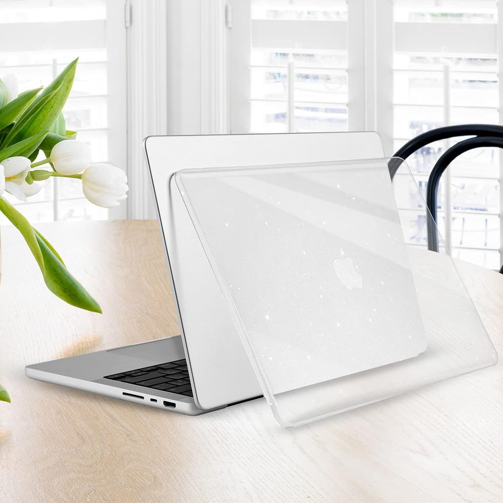 EooCoo for MacBook Neo Case 13 inch 2026 A3404 A18-Pro Crystal Pink