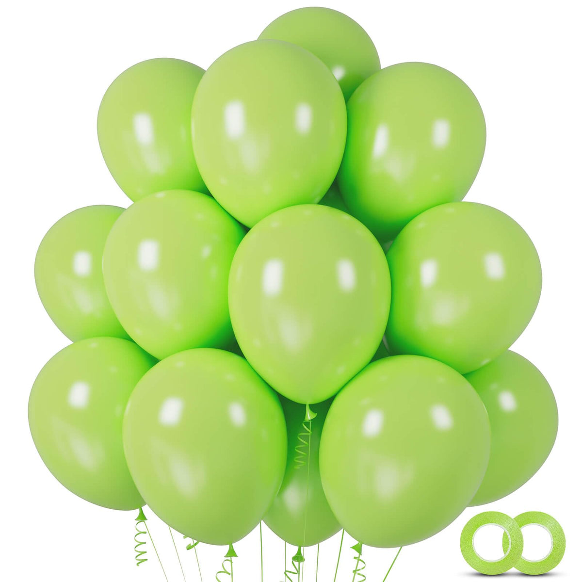 ASIYUHY Yellow Balloon 12 inch 100 Pack Thick Latex Helium Balloons