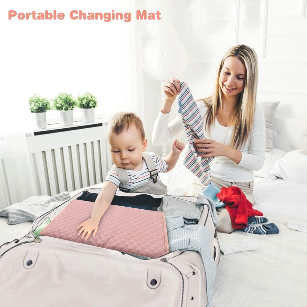 Lekebaby Foldable Baby Changing Mat - Travel & Portable