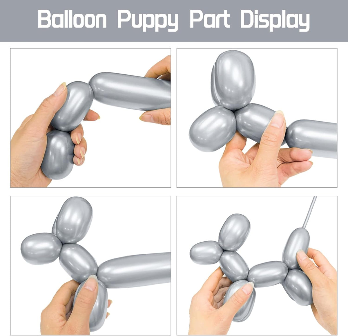 100Pcs clear 260 Balloons Clear Long Skinny Latex Balloon for Animal Ballons, Premium Quality Balloons for Beginners Baloons Making Kid's Carnivals Party Decoartion