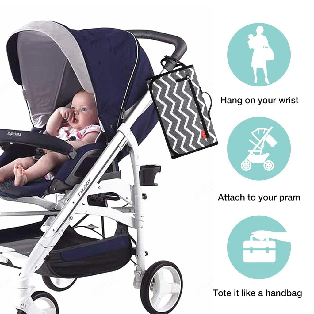 Lekebaby Portable Nappy Changing Mat Travel Baby Change Mat