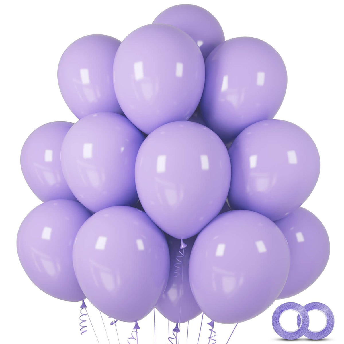 ASIYUHY Yellow Balloon 12 inch 100 Pack Thick Latex Helium Balloons