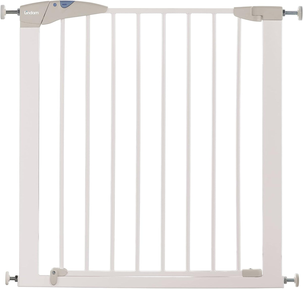 Munchkin Baby & Toddler Safety Gate with Automatic Closure | Easy Install. | 76-82cm | White