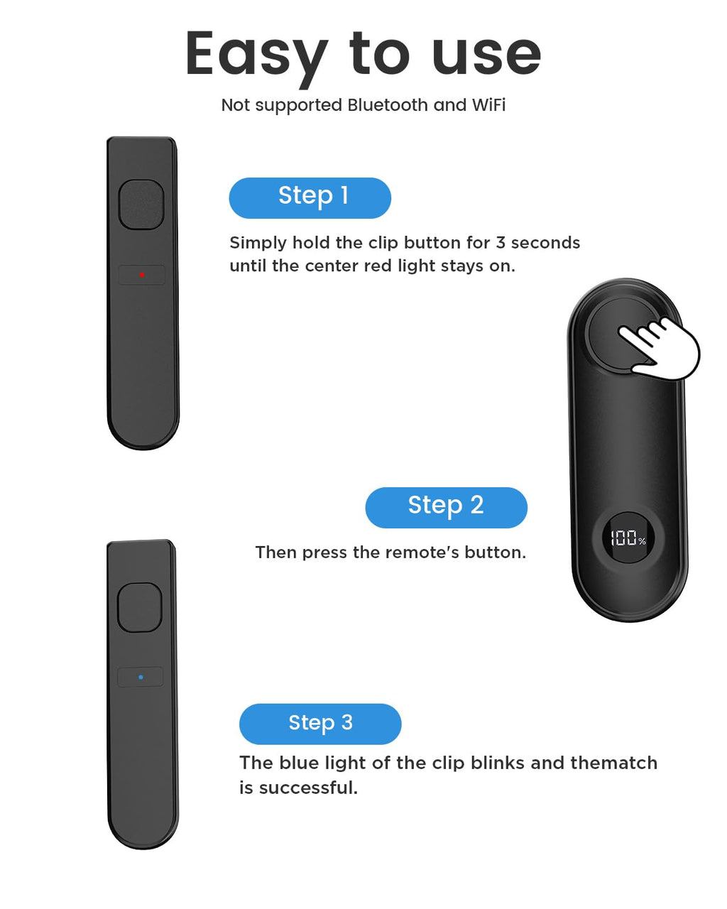 Remote Control Page Turner for Kindle Paperwhite Scribe Oasis Accessories