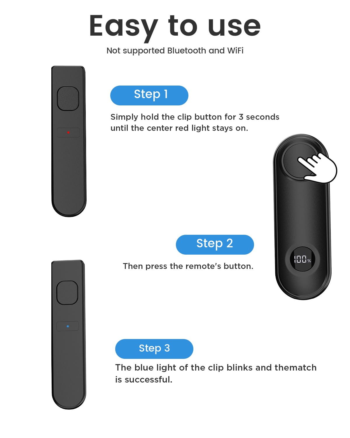 Remote Control Page Turner for Kindle Paperwhite Scribe Oasis Accessories