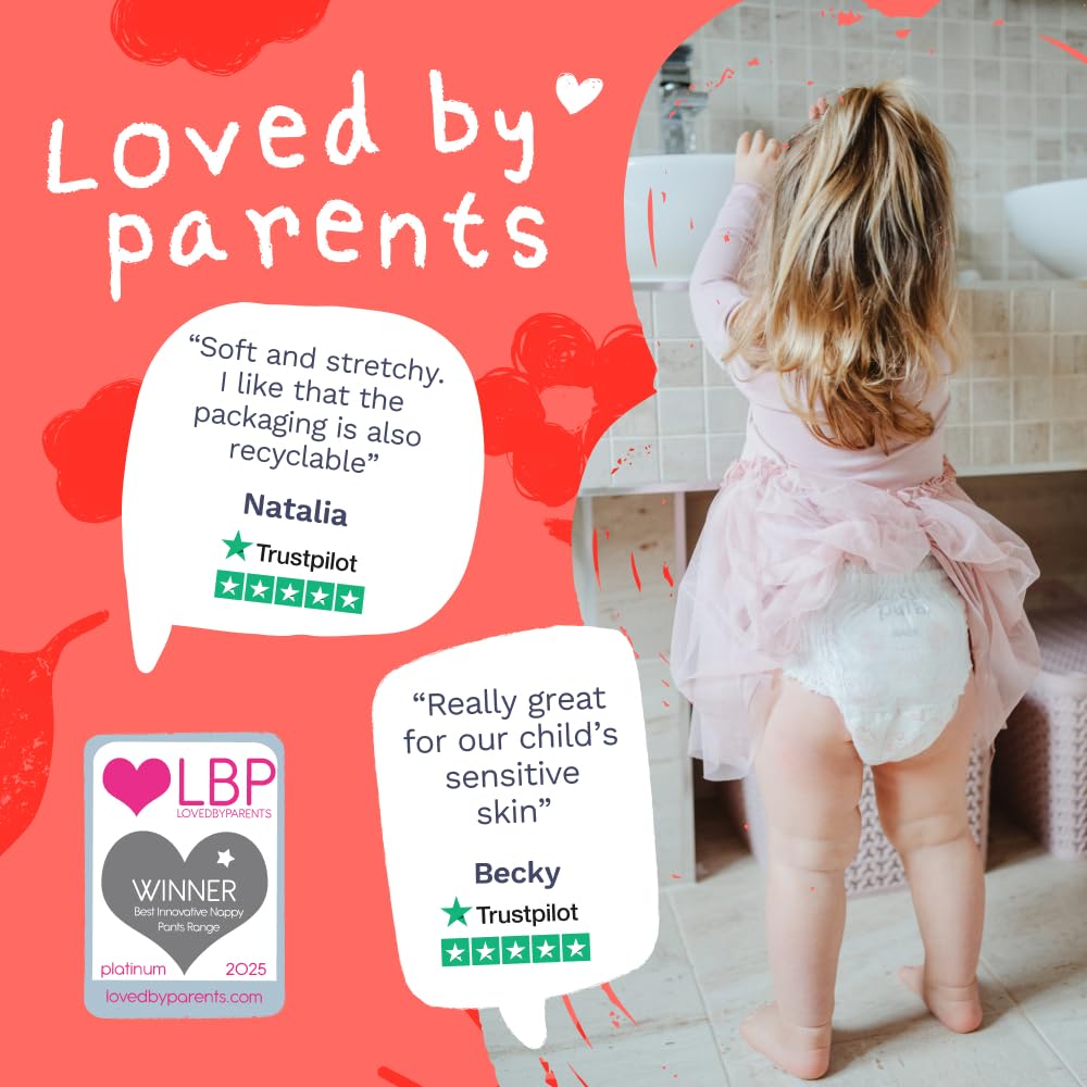 Pura Nappy Pants Size 5 (12–17kg) 20 Count Sensitive Skin