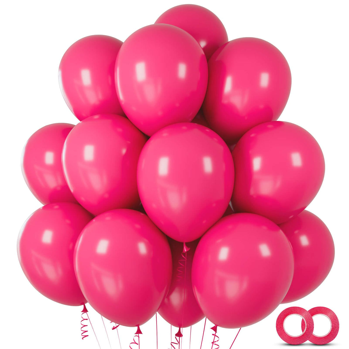 ASIYUHY Yellow Balloon 12 inch 100 Pack Thick Latex Helium Balloons