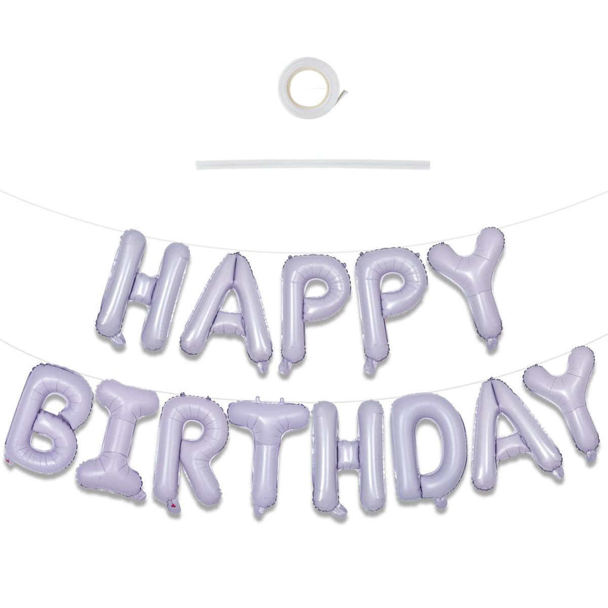 TONIFUL 16 Inch Black Happy Birthday Balloons Banner Decorations for Men