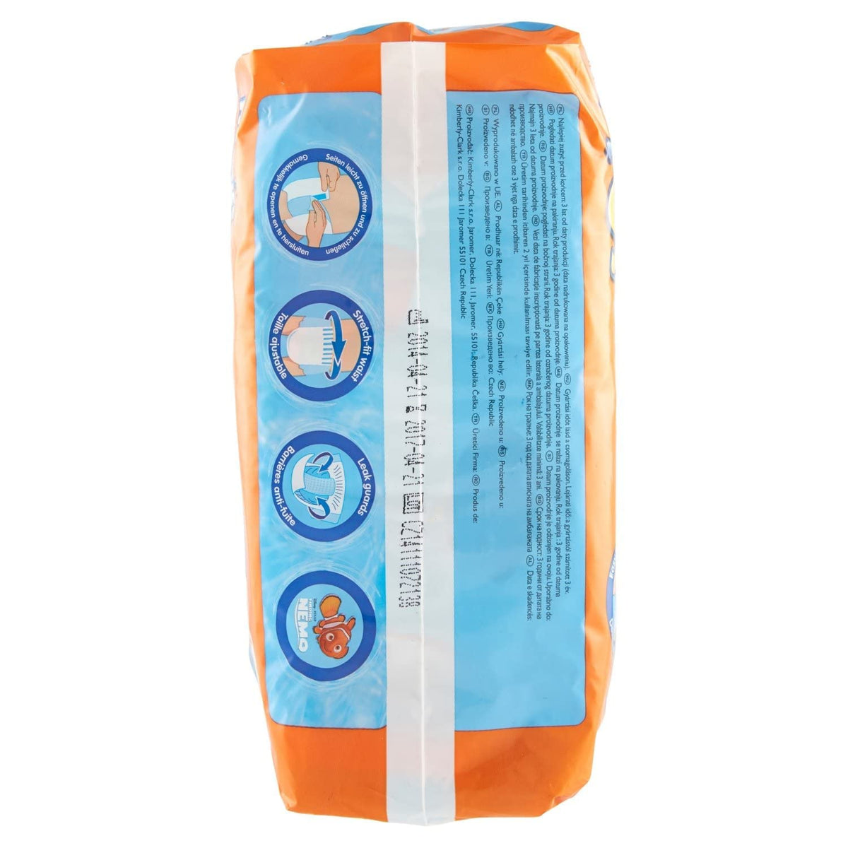 Huggies Little Swimmers, Swim Nappies - Size 3-4, 36 Baby Swim Pants - Leak Guards and Stretchy Waistband Protect Without Swelling - Tear Sides for Easy Removal