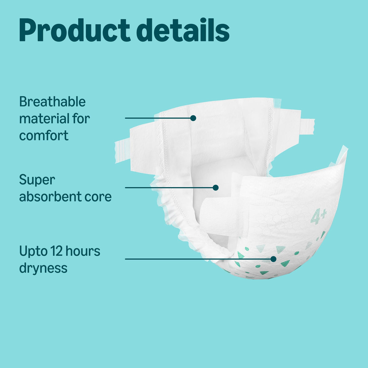 by Amazon Nappies - Size 2 (3-6kg) - 102 count (3 Packs of 34)