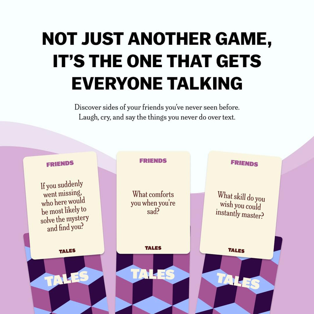 TALES 150 Conversation Cards, Family Edition, Create Meaningful Connections