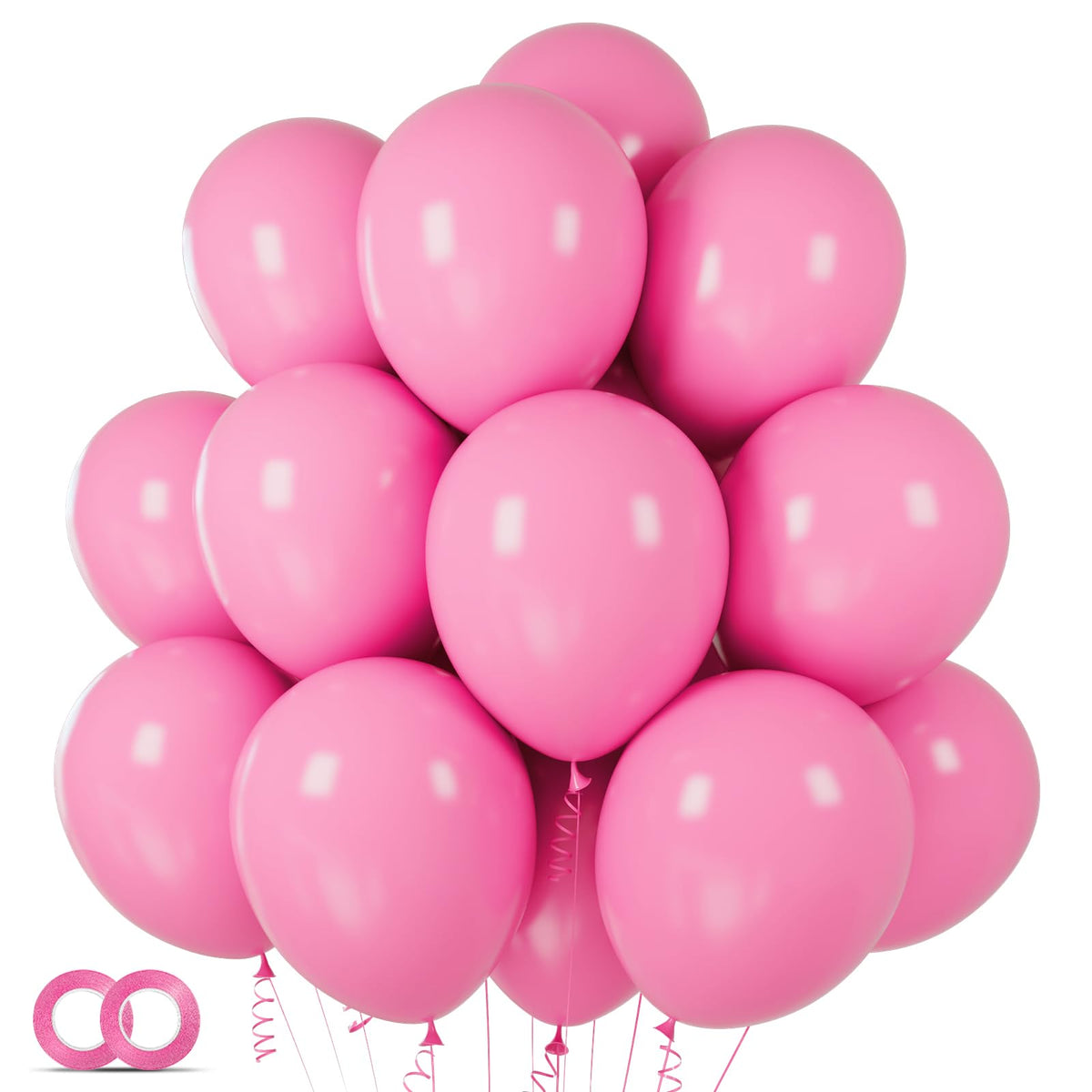 ASIYUHY Yellow Balloon 12 inch 100 Pack Thick Latex Helium Balloons