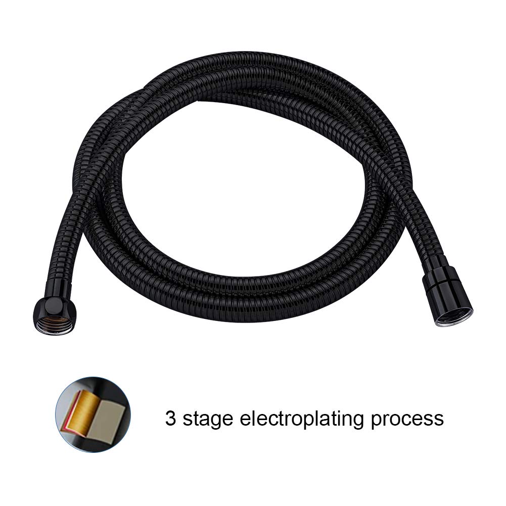 Shower Hose 3m, GRIFEMA G851-30 Stainless Steel Shower Pipe, Anti-Kink