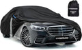 VORSPRUNG® Universal Car Cover(4 Sizes)| Driver Side Zip | Waterproof All Weather| Snow/Sun/Wind Proof |UV Protection Outdoor | Full Fitted |Length 487-530cm | Large Saloons, Executive & Estate Cars